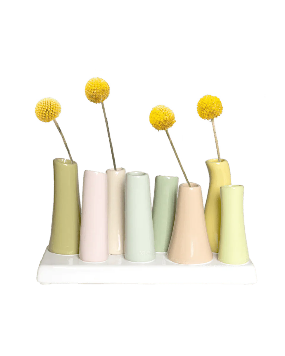 Pooley Modern Bud Vase For Flowers - Chive UK