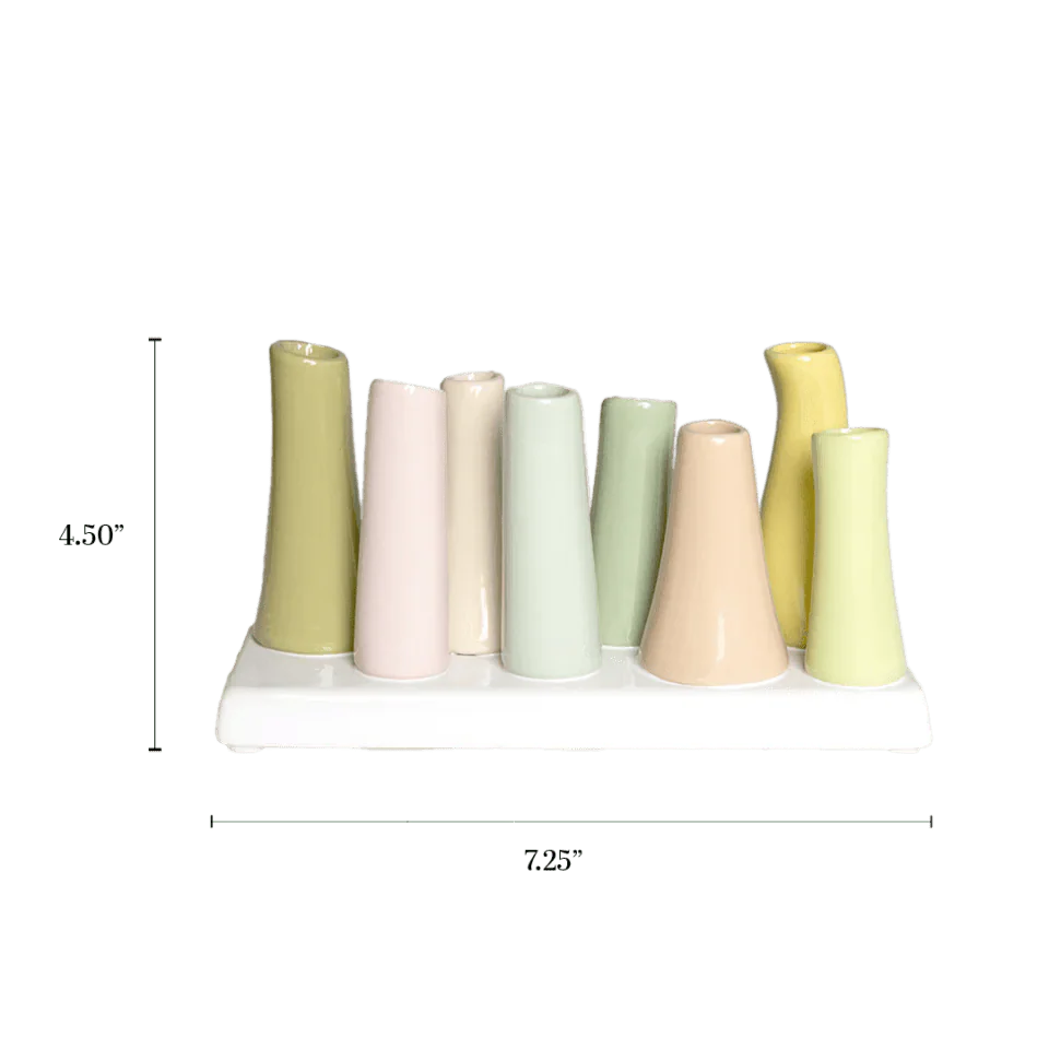 Pooley Modern Bud Vase For Flowers - Chive UK