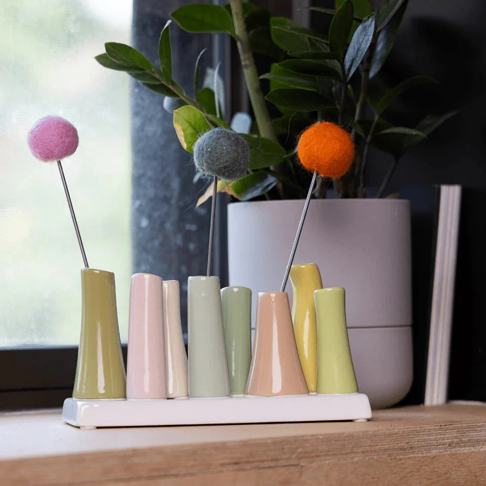 Pooley Modern Bud Vase For Flowers - Chive UK