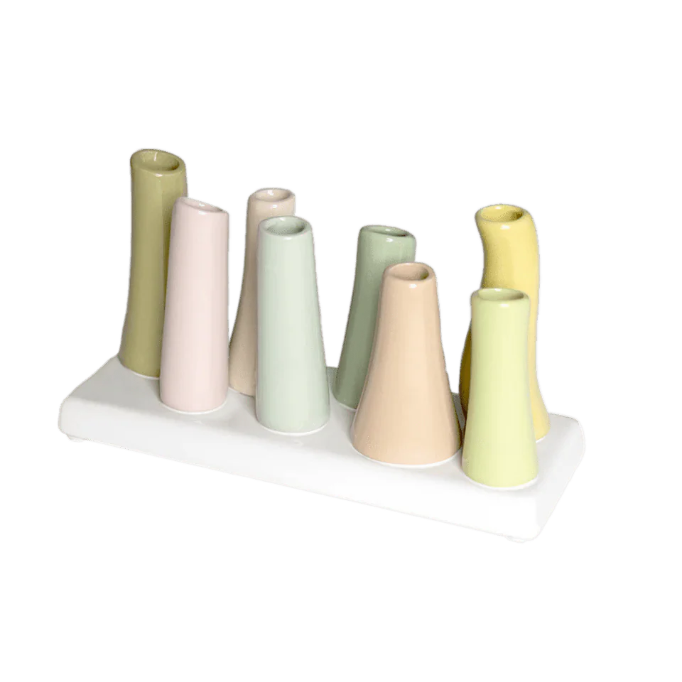 Pooley Modern Bud Vase For Flowers - Chive UK