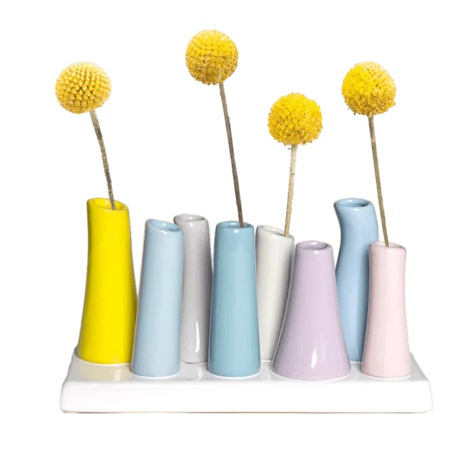 Pooley Modern Bud Vase For Flowers - Chive UK