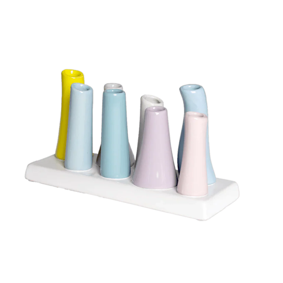 Pooley Modern Bud Vase For Flowers - Chive UK