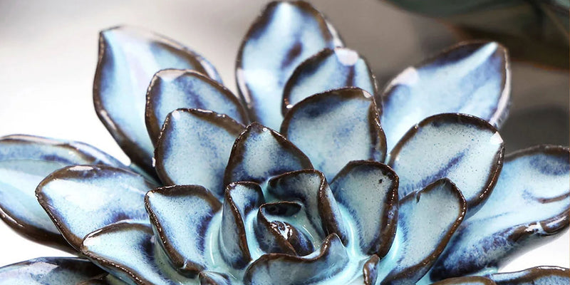 September Birth Flower: Aster and Morning Glory - Chive Ceramics