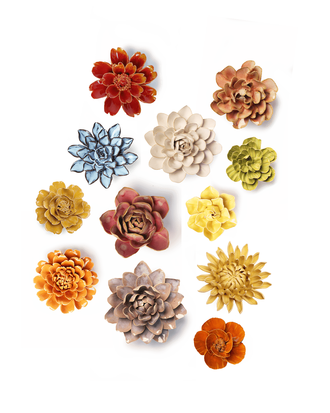 July Birth Flower - Waterlily - Chive Ceramics Studio - Ceramic Flowers - Chive Ceramics Studio