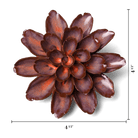 Japan Ceramic Flower Wall Art Rust Daisy - Chive Ceramics Studio - Ceramic Flowers - Chive US