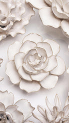 Ivory Amandine Ranunculus - Chive Ceramics Studio - Ceramic Flowers - Chive Ceramics Studio