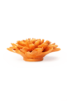 Orange Autumn Azalea - Chive Ceramics Studio - Ceramic Flowers - Chive Ceramics Studio