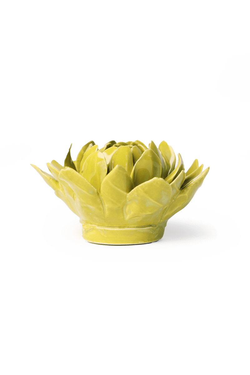 Chartreuse Sugarbush Protea - Chive Ceramics Studio - Ceramic Flowers - Chive Ceramics Studio