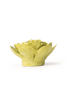 Chartreuse Primrose - Chive Ceramics Studio - Ceramic Flowers - Chive Ceramics Studio