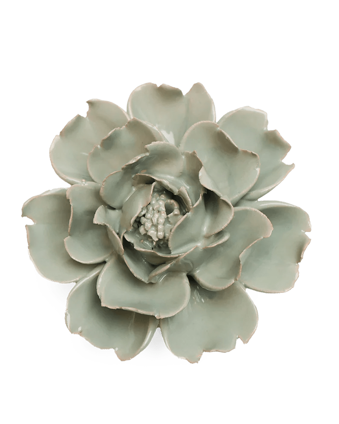 EG09 Pistachio Green Rose - Chive Ceramics Studio - Ceramic Flowers - Chive Ceramics Studio