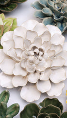 Ivory European Water Lily - Chive Ceramics Studio - Ceramic Flowers - Chive Ceramics Studio