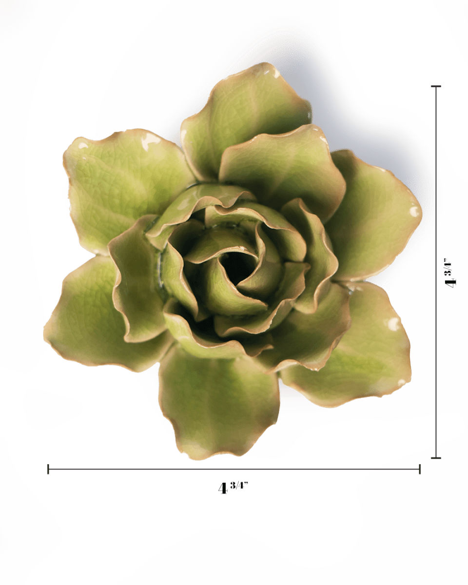 Peridot Stargazer Lily - Chive Ceramics Studio - Ceramic Flowers - Chive Ceramics Studio