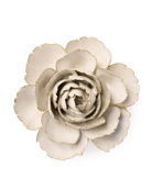 EG31 Ivory English Rose - Chive Ceramics Studio - Ceramic Flowers - Chive Ceramics Studio