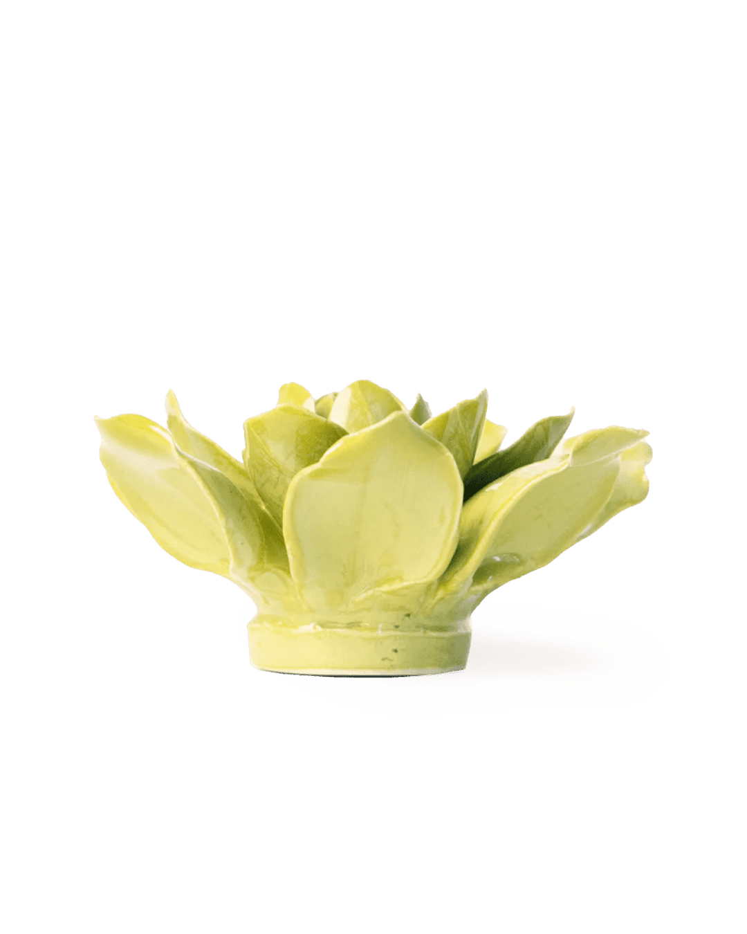 EG32 Chartreuse Columbine - Chive Ceramics Studio - Ceramic Flowers - Chive Ceramics Studio