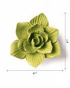 Chartreuse Gladiolus - Chive Ceramics Studio - Ceramic Flowers - Chive Ceramics Studio