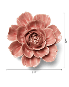 EG37 Champagne Pink Rose - Chive Ceramics Studio - Ceramic Flowers - Chive Ceramics Studio