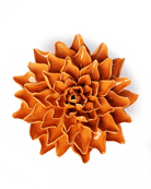 Orange Autumn Azalea - Chive Ceramics Studio - Ceramic Flowers - Chive Ceramics Studio