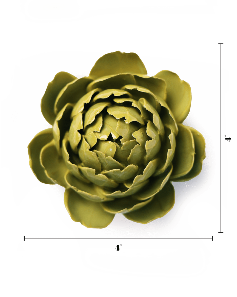 Chartreuse Queen Protea - Chive Ceramics Studio - Ceramic Flowers - Chive Ceramics Studio