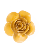 FR03 Burnt Yellow Elegance Ranunculus - Chive Ceramics Studio - Ceramic Flowers - Chive Ceramics Studio