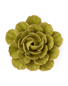 FR12 Peridot Keiko Peony - Chive Ceramics Studio - Ceramic Flowers - Chive Ceramics Studio