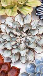 Chocolate Mint Echo Lisianthus - Chive Ceramics Studio - Ceramic Flowers - Chive Ceramics Studio