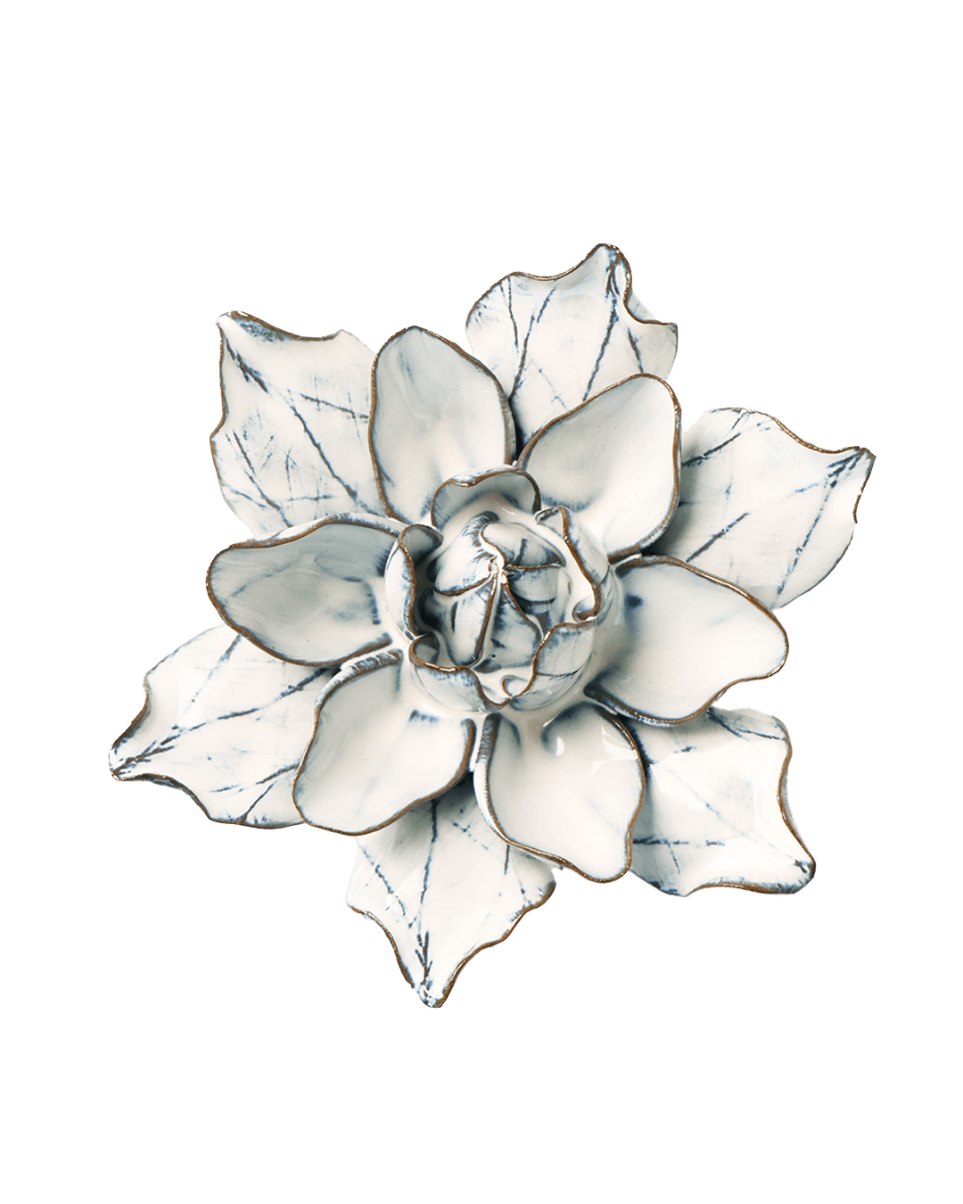 Blue White Columbine - Chive Ceramics Studio - Ceramic Flowers - Chive Ceramics Studio