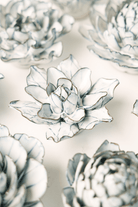 Blue White Columbine - Chive Ceramics Studio - Ceramic Flowers - Chive Ceramics Studio