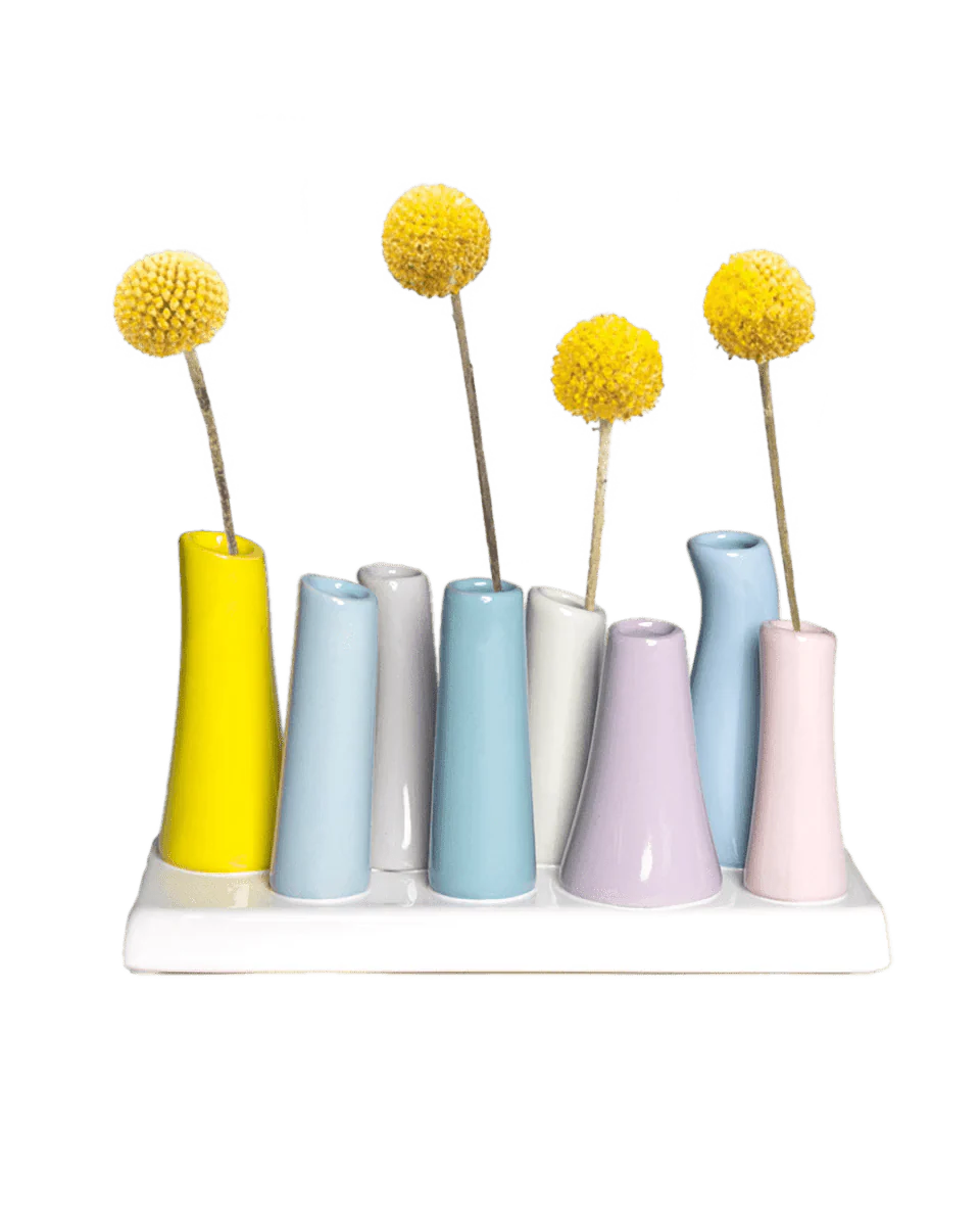 Pooley Modern Bud Vase For Flowers - Chive UK