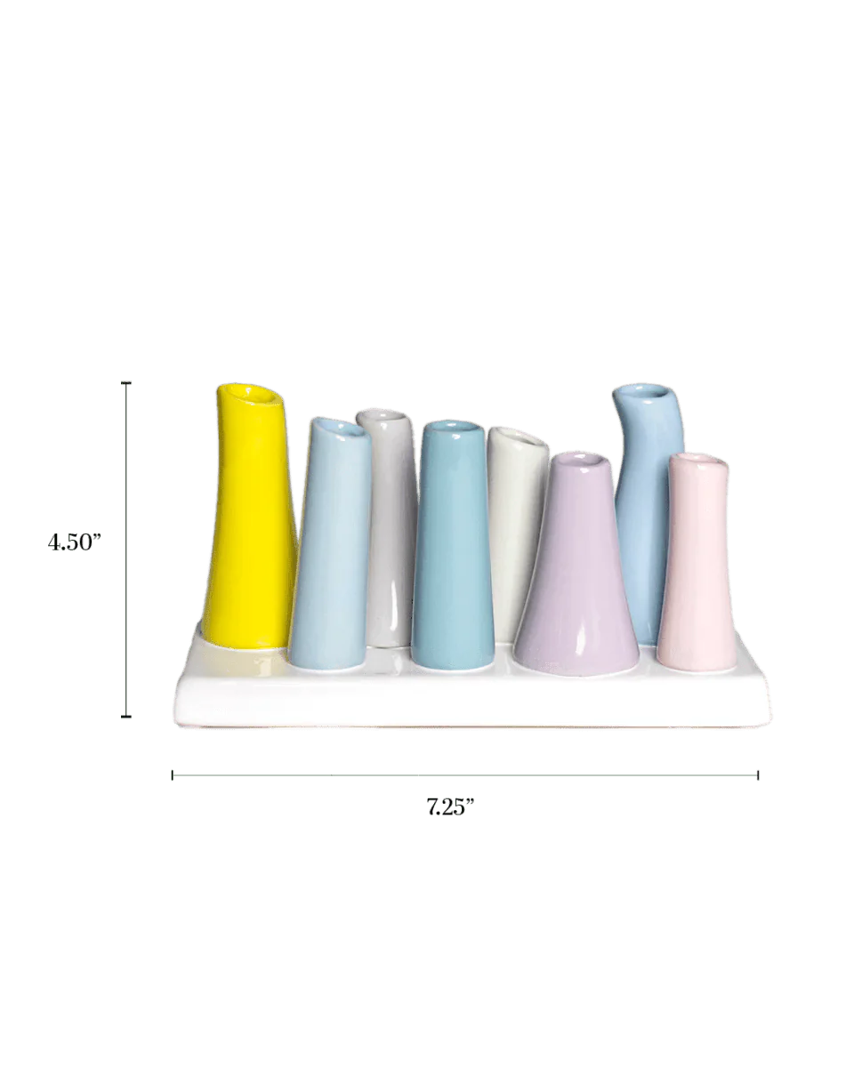 Pooley Modern Bud Vase For Flowers - Chive UK
