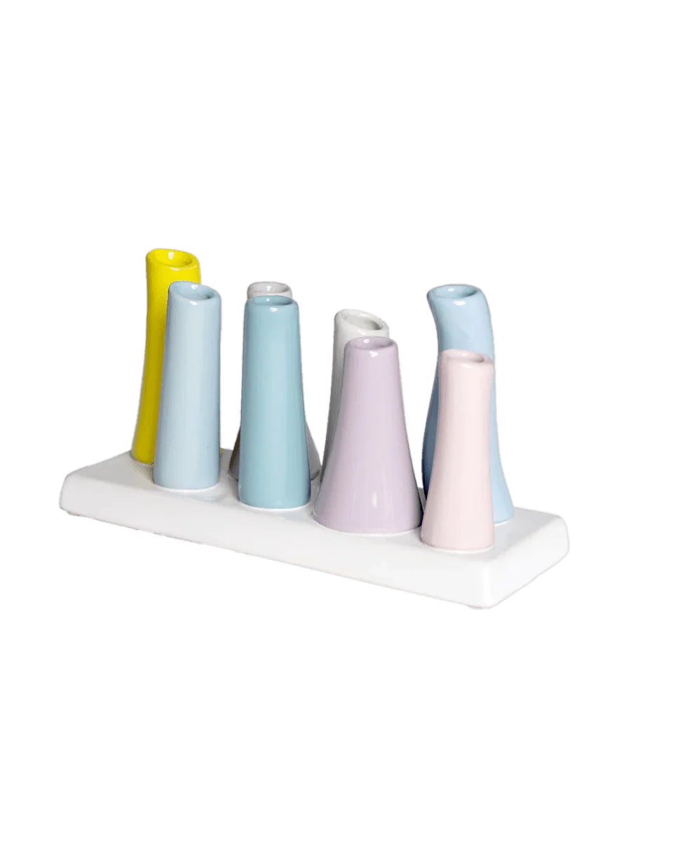 Pooley Modern Bud Vase For Flowers - Chive UK